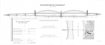 Straßenbrücke bei Düsseldorf