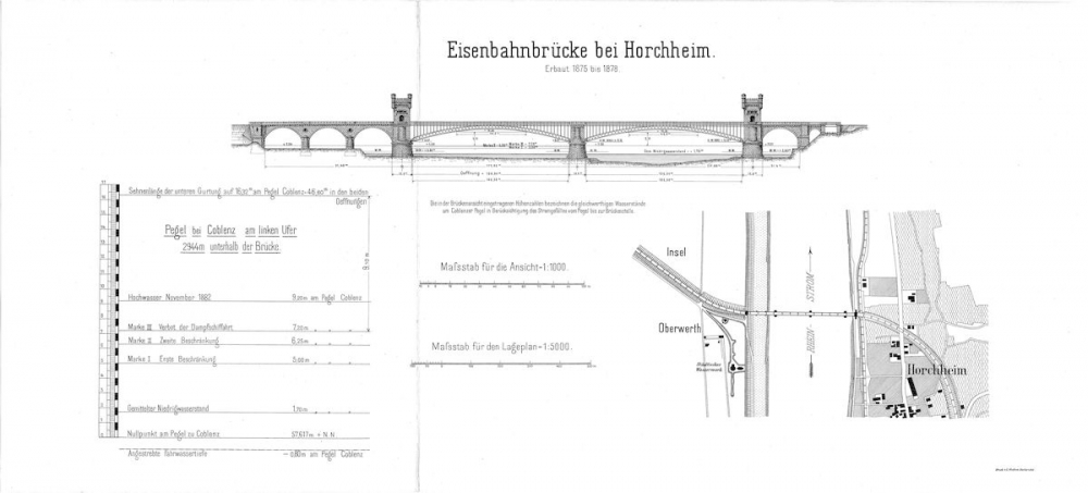 Eisenbahnbrücke bei Horchheim