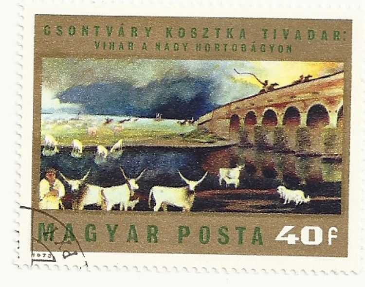 40 F-Briefmarke
