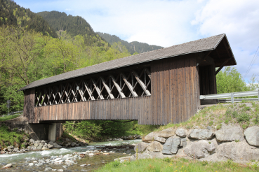 Holzbrücke Montafonerhüsli