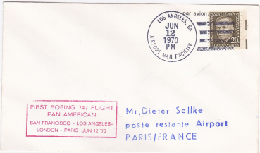 PAN AMERICAN First Boeing 747 Flight 12.06.1970