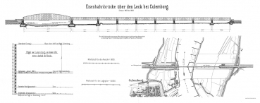 Eisenbahnbrücke über den Leck bei Culemborg