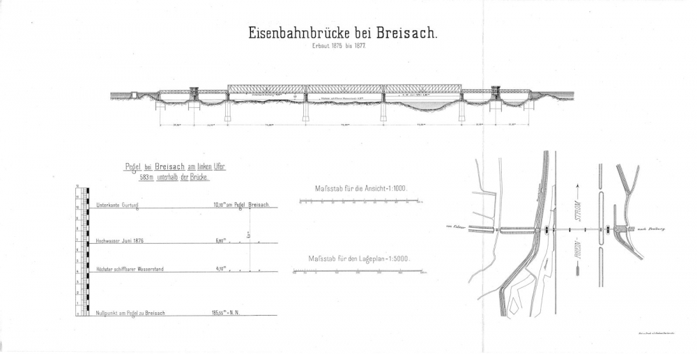 Eisenbahnbrücke bei Breisach