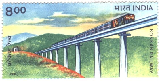 Zug auf Brücke