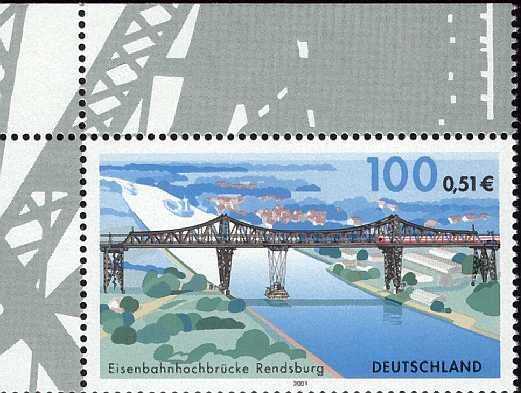 Eisenbahnhochbrücke in Rendsburg