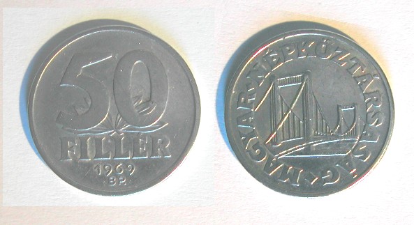 50 Filler - Münze