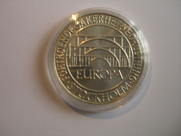 100 Kronor Silbermünze